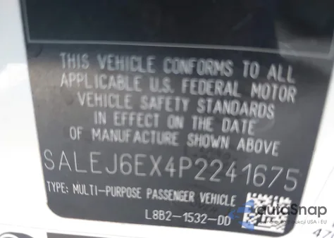 2023 Land Rover Defender 90 S z USA, uszkodzony, nr VIN SALEJ6EX4P2241675